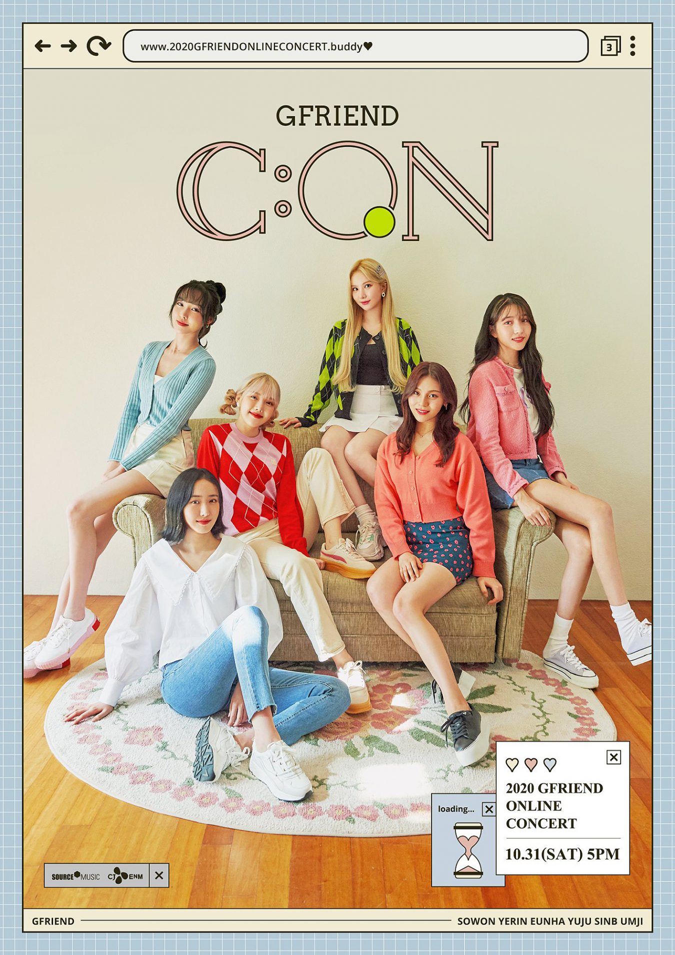 GFRIEND Welcomes BUDDY to 2020 GFRIEND ONLINE CONCERT - K-Pop Concerts