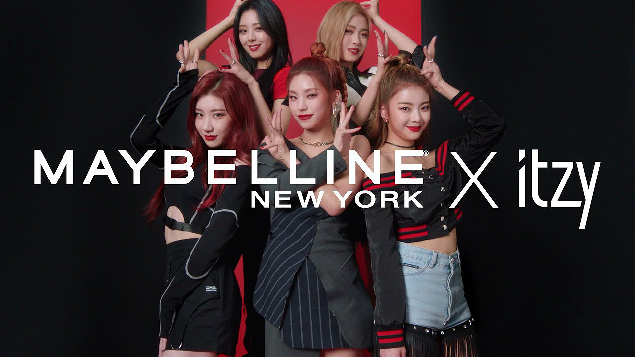 ITZY メイベリン 直筆サイン MAYBELLINE autograph ITZYとのコラボ