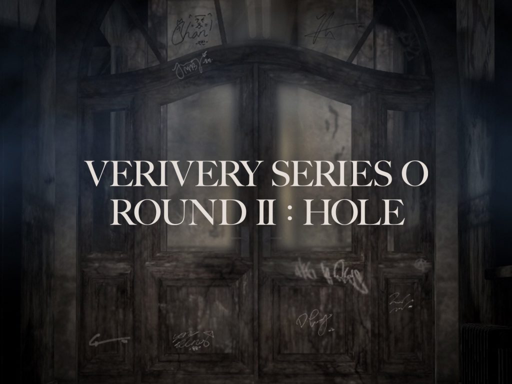 VERIVERY comeback announcement with "Series 'O' Round II: HOLE'