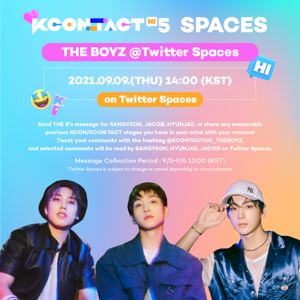 THE BOYZ at Twitter Spaces