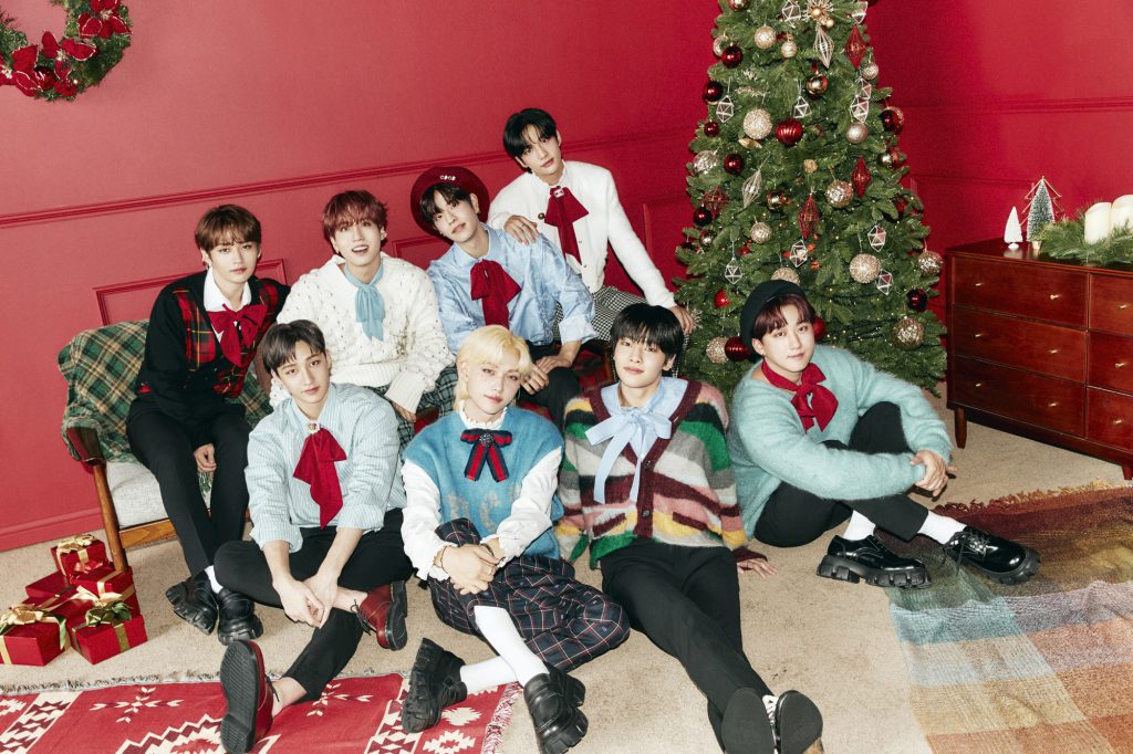 K-Pop boy group Stray Kids concept photos for Christmas eveL