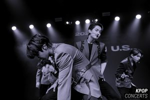 Concert photo of VERIVERY in Los Angeles for their 1st US Tour