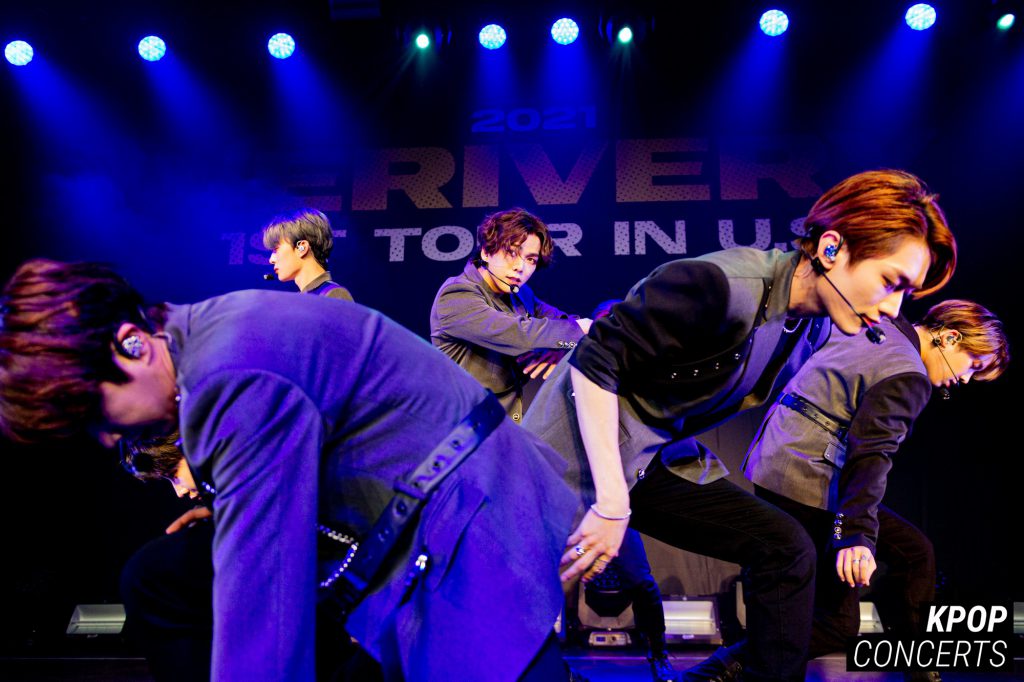 Concert photo of VERIVERY in Los Angeles for their 1st US Tour