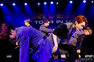 Concert photo of VERIVERY in Los Angeles for their 1st US Tour