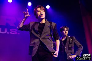 Concert photo of VERIVERY in Los Angeles for their 1st US Tour