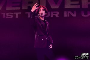 Concert photo of VERIVERY in Los Angeles for their 1st US Tour