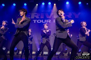 Concert photo of VERIVERY in Los Angeles for their 1st US Tour