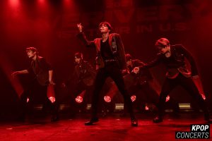 Concert photo of VERIVERY in Los Angeles for their 1st US Tour