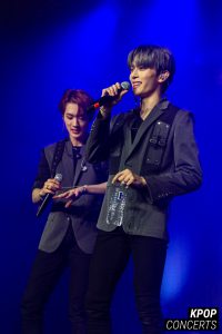 Concert photo of VERIVERY in Los Angeles for their 1st US Tour