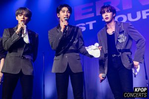 Concert photo of VERIVERY in Los Angeles for their 1st US Tour