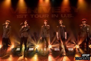 Concert photo of VERIVERY in Los Angeles for their 1st US Tour