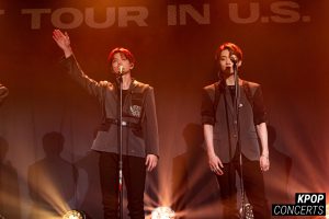 Concert photo of VERIVERY in Los Angeles for their 1st US Tour