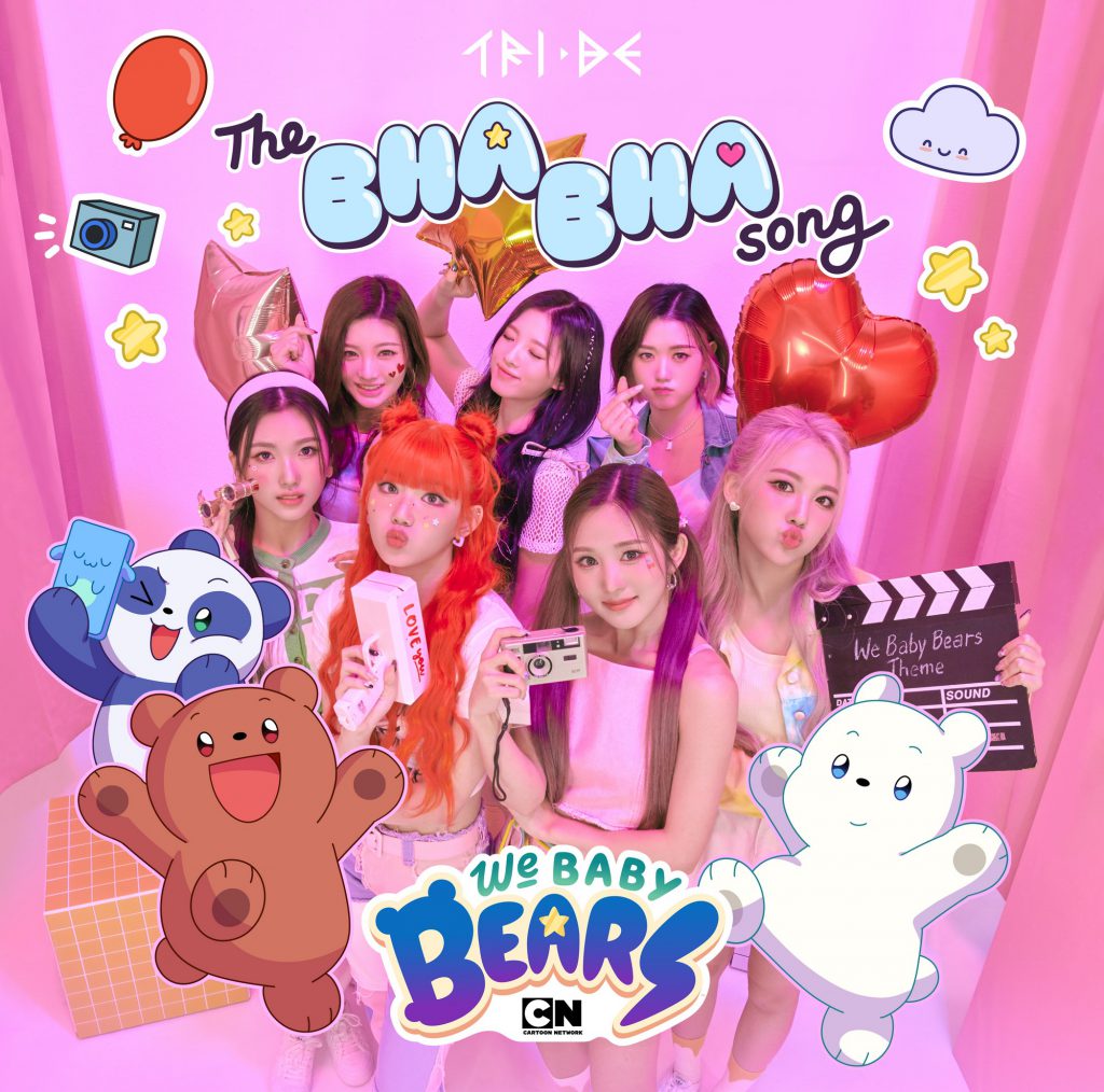 cover art for TRI.BE and We Baby Bears theme song "The Bha Bha Song"