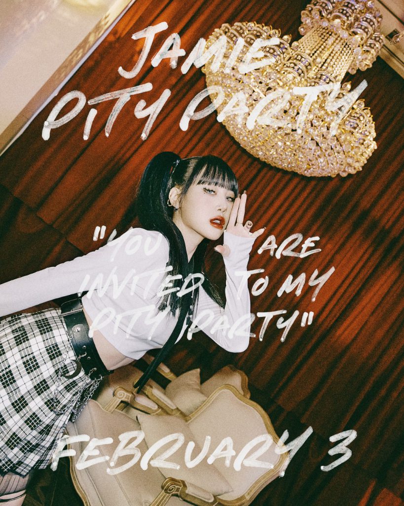 JAMIE teaser image for English single "Pity Party"