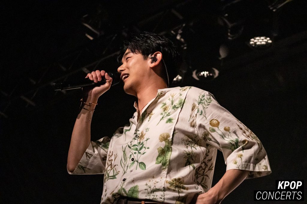 Eric Nam performing in The Van Buren in Phoenix Arizona for his There and Back Again Tour