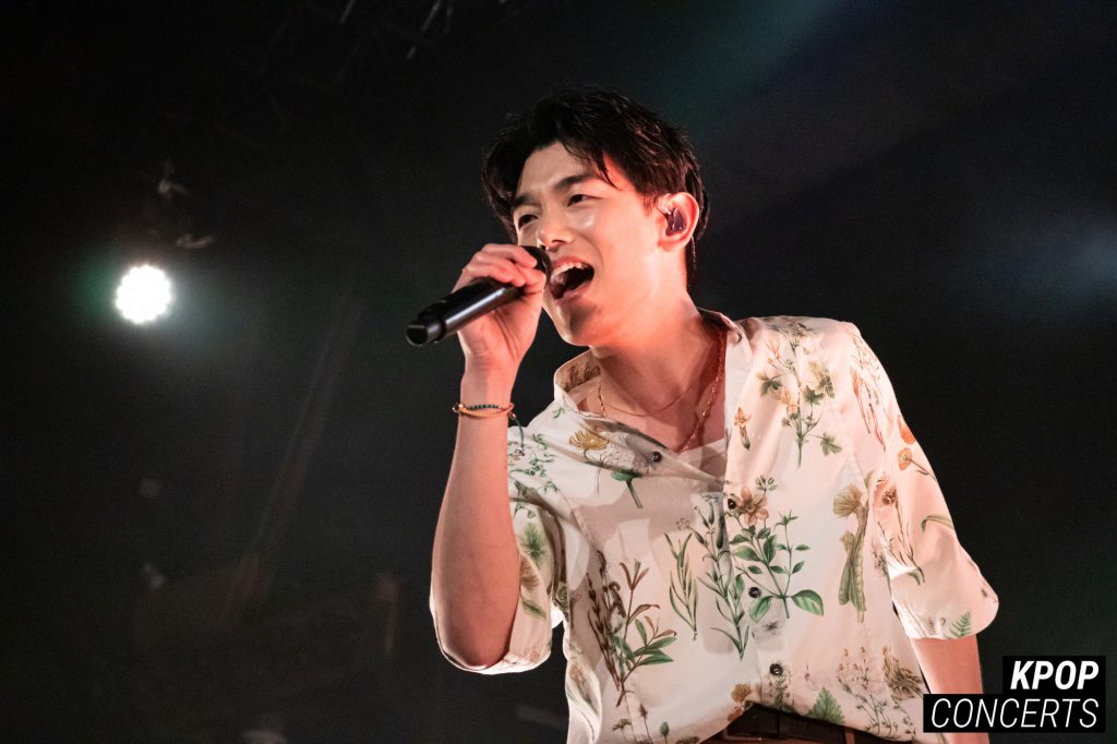 Eric Nam performing in The Van Buren in Phoenix Arizona for his There and Back Again Tour