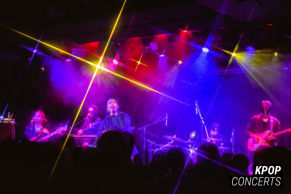 K-indie band ADOY performing at Le Poisson Rouge in New York City