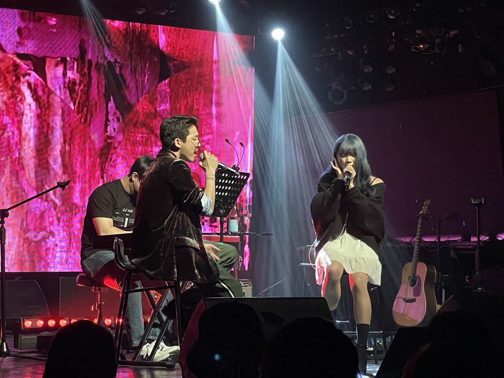 DAVII and Blue.D performing at Rolling Hall in South Korea