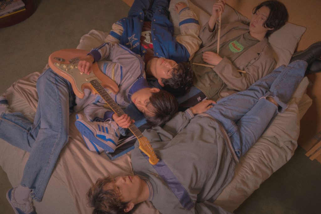 Launa members Isaac, Ho, Min Hyuk, and Kyung Min