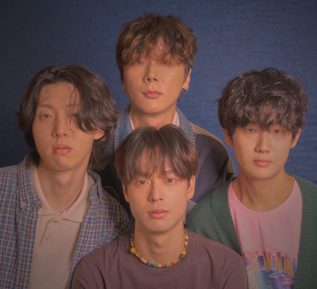 Launa members Isaac, Ho, Min Hyuk, and Kyung Min