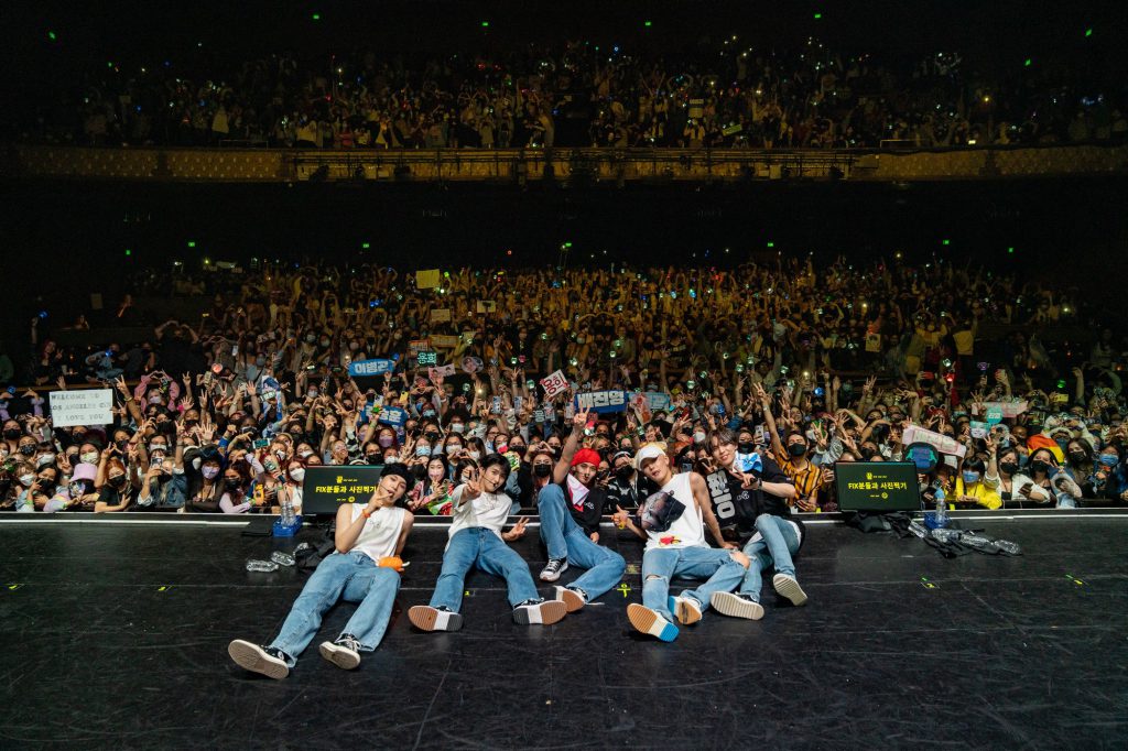 CIX performing at The Wiltern in Los Angeles, CA