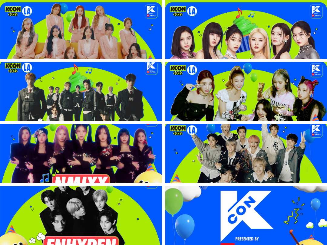 ENHYPEN, THE BOYZ, ITZY, STAYC, CRAVITY, WJSN, and NMIXX to