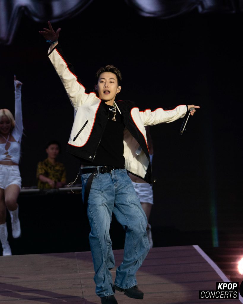 Head in the Clouds Festival 2022 at The Rose Bowl featuring Korean artists Hojean, Dabin, Chung Ha, Jay Park, BIBI, EAJ, and Jackson Wang - Jay Park's performance