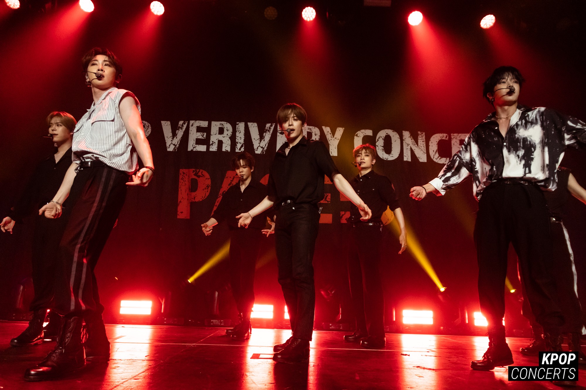 VERIVERY performing at their 2022 VERIVERY CONCERT PAGE : O concert at the Vermont Theater in Los Angeles