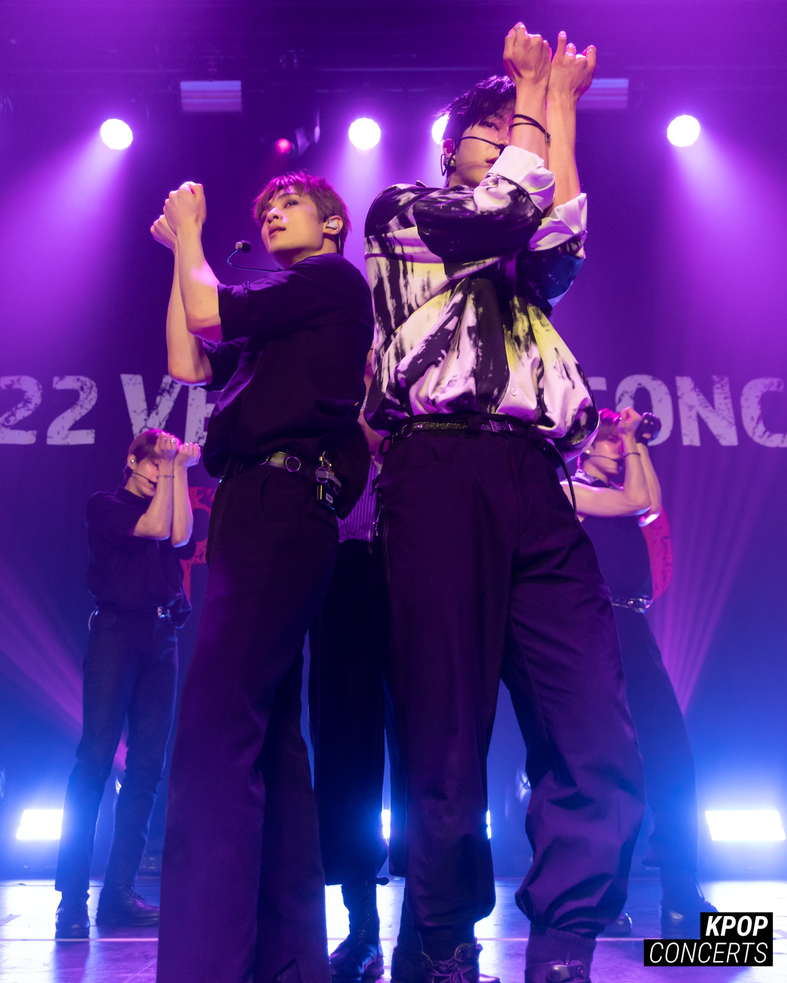VERIVERY performing at their 2022 VERIVERY CONCERT PAGE : O concert at the Vermont Theater in Los Angeles