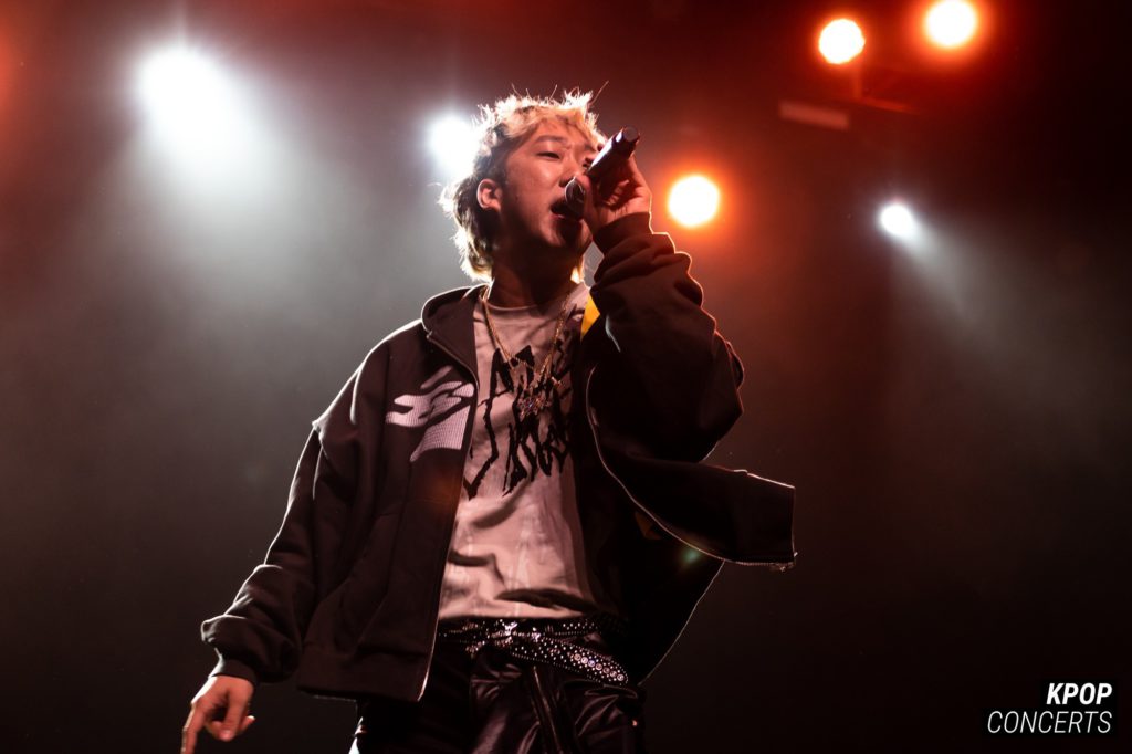 Korean American rapper pH-1 performing at his sold-out 'About Damn Time' concert at the Fonda Theatre in Los Angeles, CA on January 25, 2023