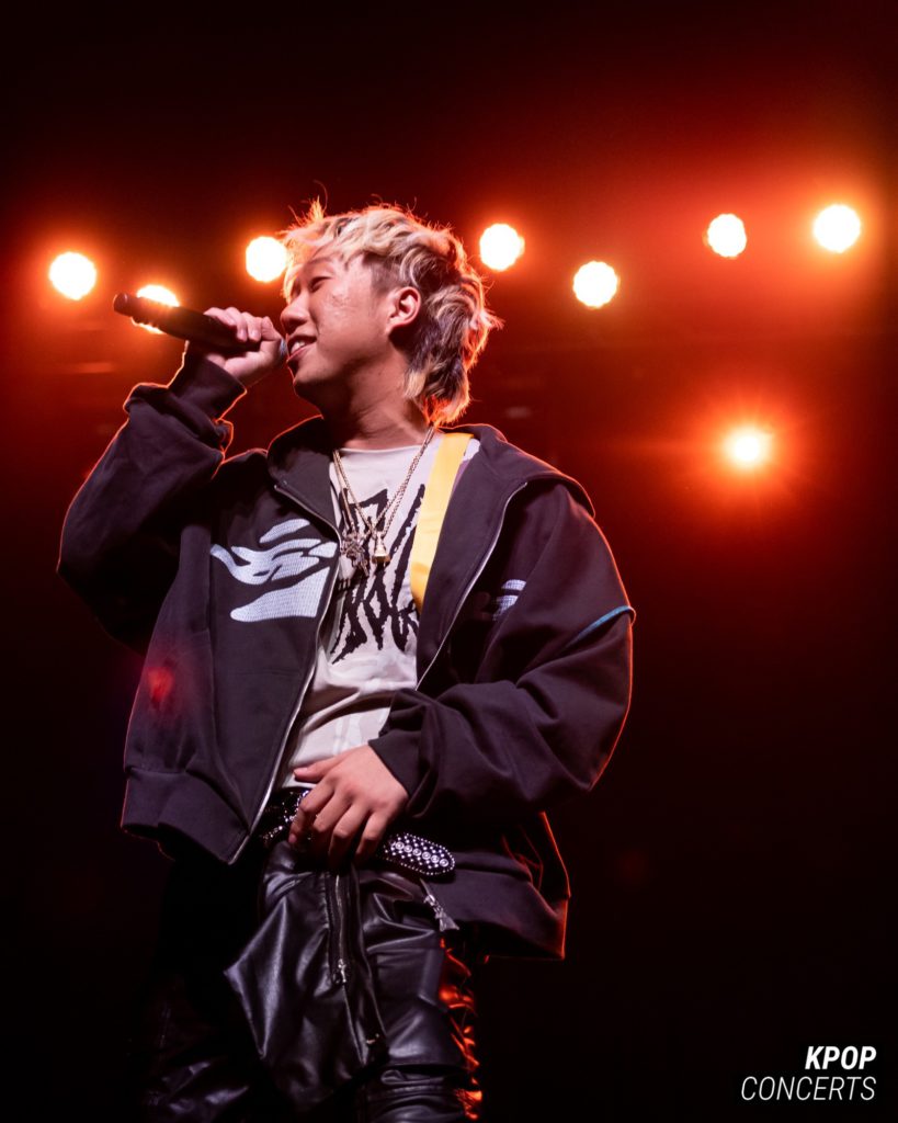 Korean American rapper pH-1 performing at his sold-out 'About Damn Time' concert at the Fonda Theatre in Los Angeles, CA on January 25, 2023