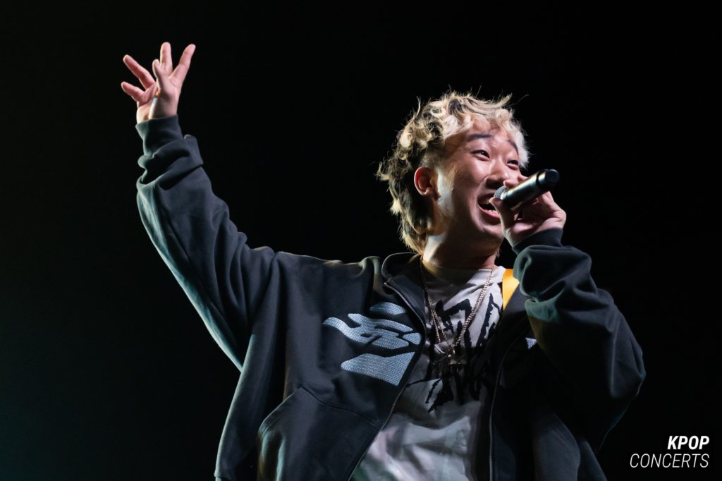 Korean American rapper pH-1 performing at his sold-out 'About Damn Time' concert at the Fonda Theatre in Los Angeles, CA on January 25, 2023