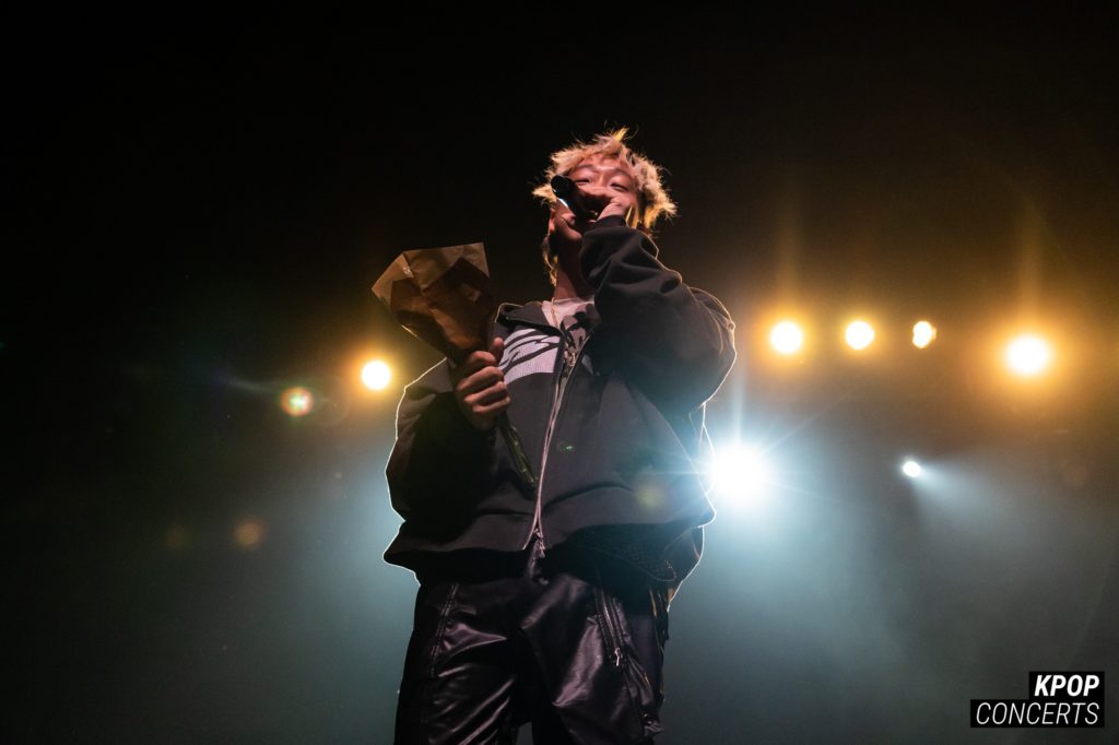 Korean American rapper pH-1 performing at his sold-out 'About Damn Time' concert at the Fonda Theatre in Los Angeles, CA on January 25, 2023