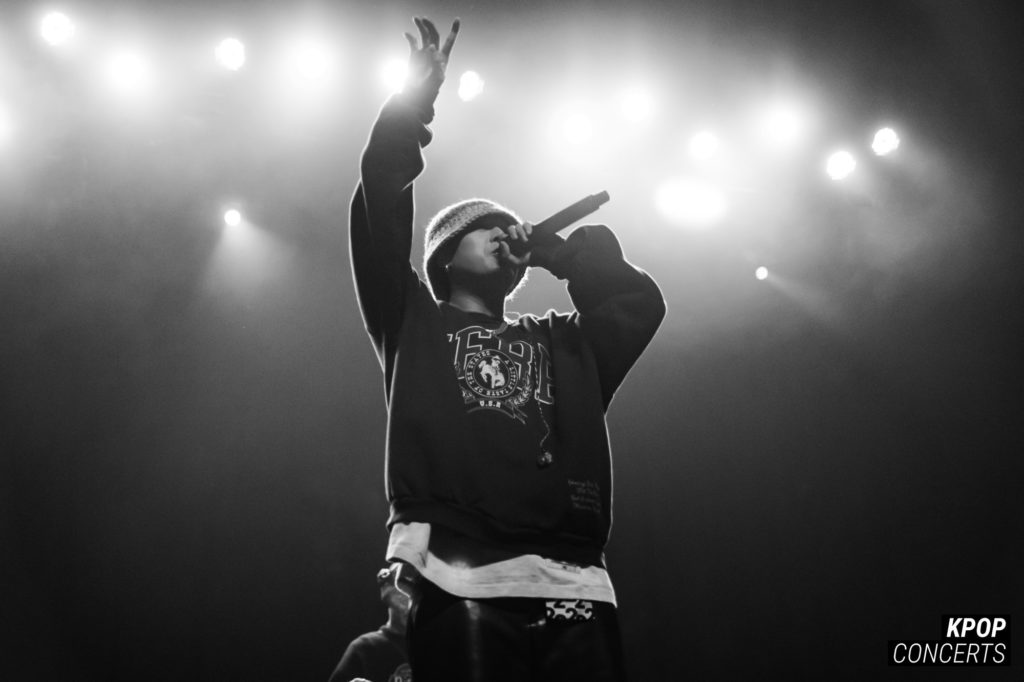 Korean American rapper pH-1 performing at his sold-out 'About Damn Time' concert at the Fonda Theatre in Los Angeles, CA on January 25, 2023