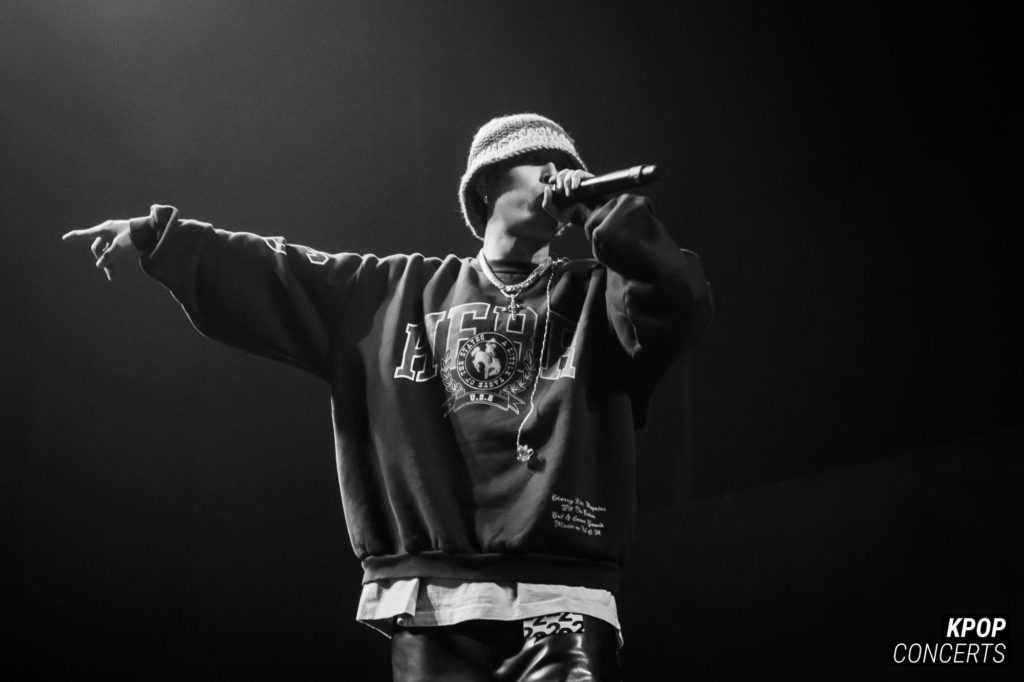 Korean American rapper pH-1 performing at his sold-out 'About Damn Time' concert at the Fonda Theatre in Los Angeles, CA on January 25, 2023