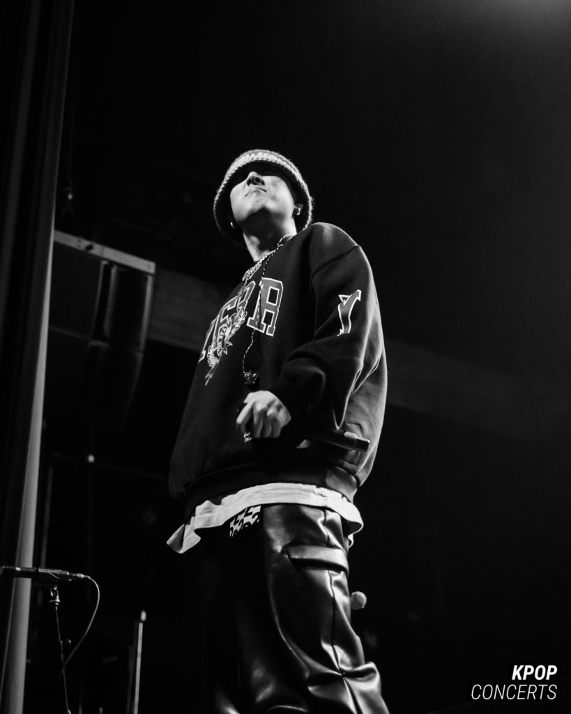 Korean American rapper pH-1 performing at his sold-out 'About Damn Time' concert at the Fonda Theatre in Los Angeles, CA on January 25, 2023