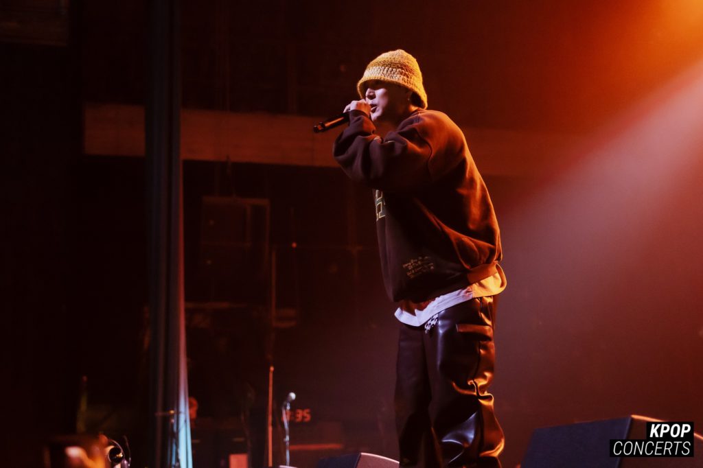 Korean American rapper pH-1 performing at his sold-out 'About Damn Time' concert at the Fonda Theatre in Los Angeles, CA on January 25, 2023