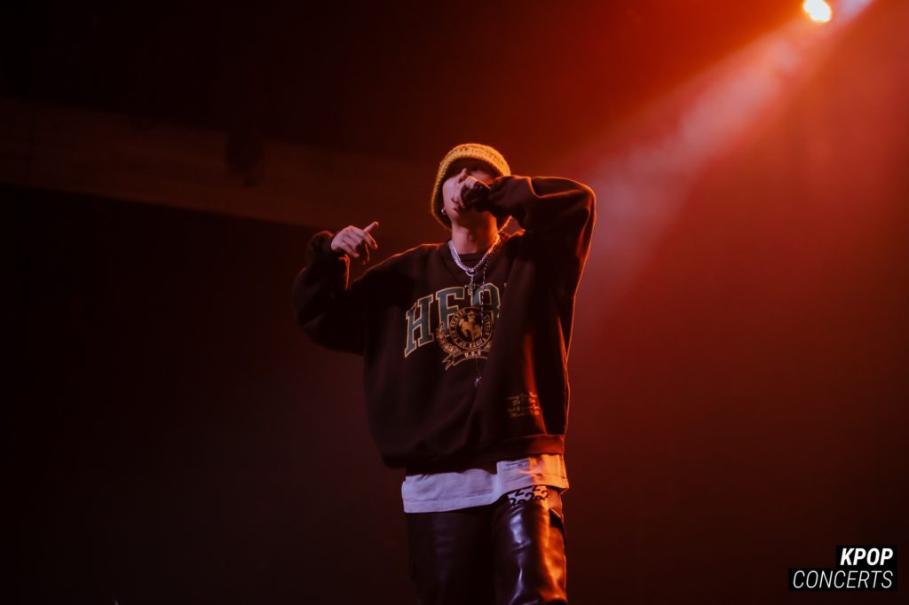 Korean American rapper pH-1 performing at his sold-out 'About Damn Time' concert at the Fonda Theatre in Los Angeles, CA on January 25, 2023