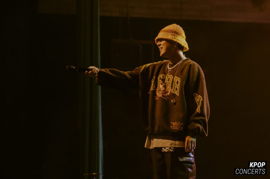 Korean American rapper pH-1 performing at his sold-out 'About Damn Time' concert at the Fonda Theatre in Los Angeles, CA on January 25, 2023