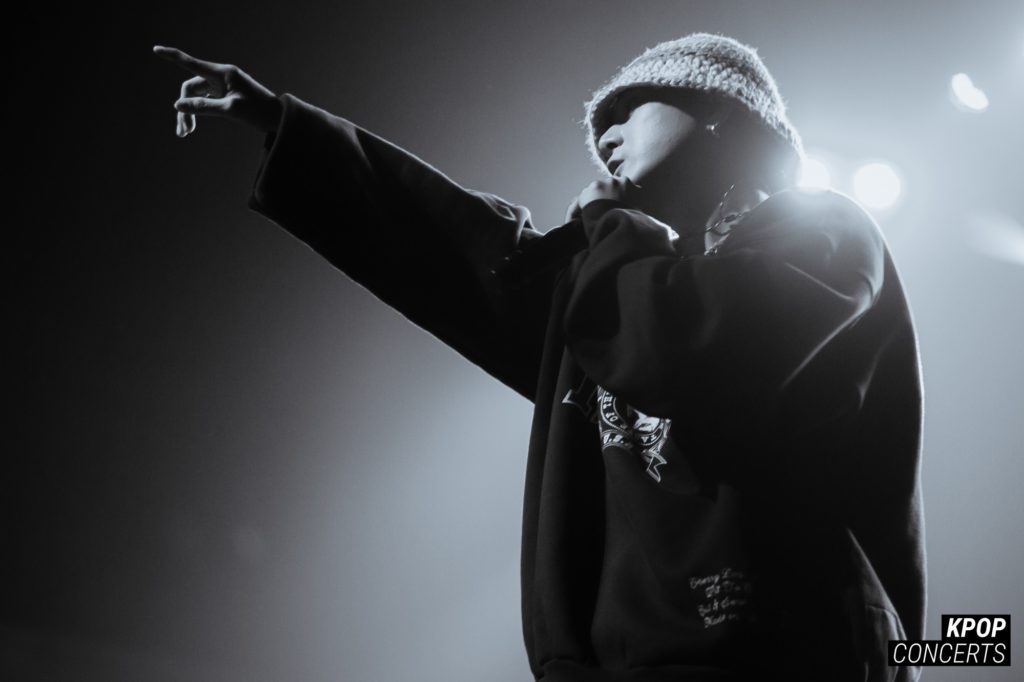 Korean American rapper pH-1 performing at his sold-out 'About Damn Time' concert at the Fonda Theatre in Los Angeles, CA on January 25, 2023