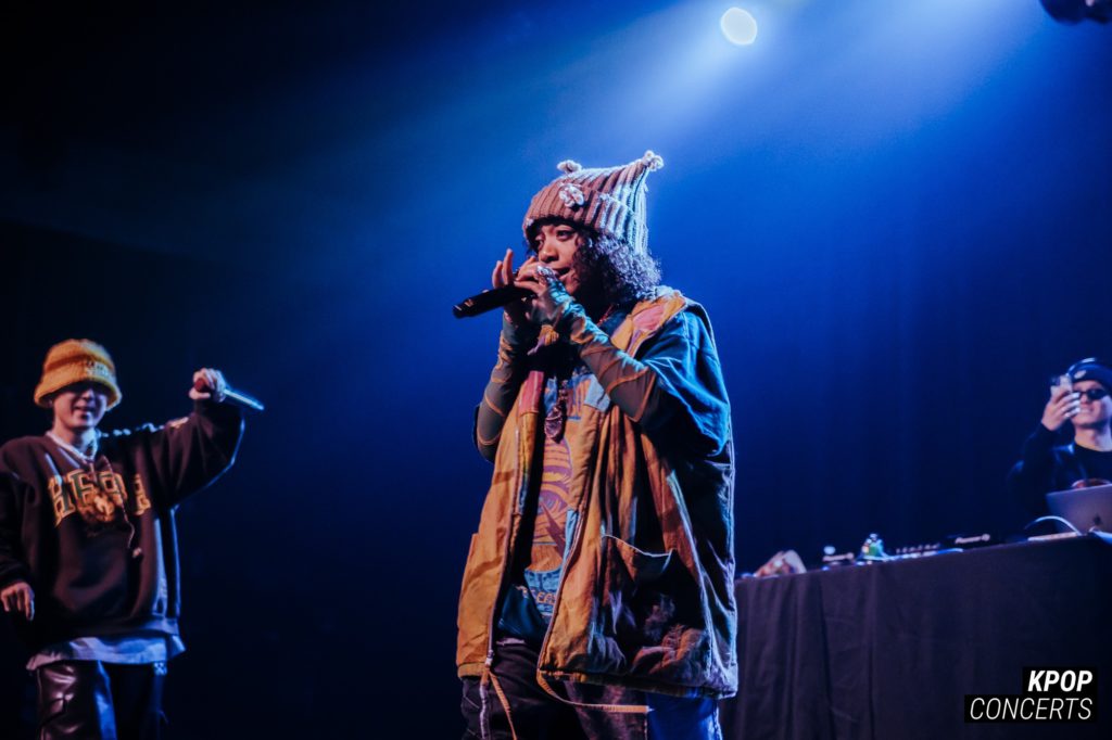 Korean American rapper pH-1 performing at his sold-out 'About Damn Time' concert at the Fonda Theatre in Los Angeles, CA on January 25, 2023