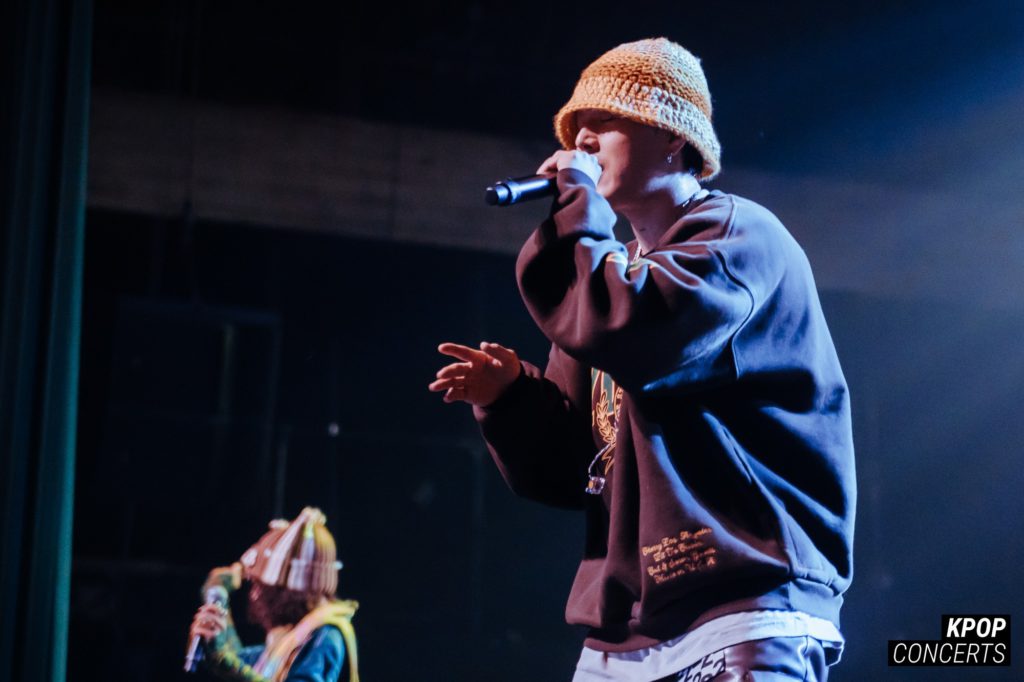 Korean American rapper pH-1 performing at his sold-out 'About Damn Time' concert at the Fonda Theatre in Los Angeles, CA on January 25, 2023