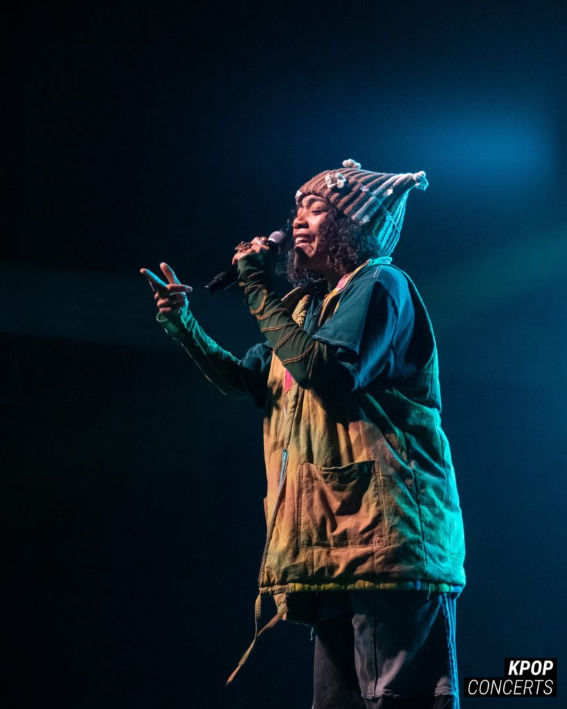 Korean American rapper pH-1 performing at his sold-out 'About Damn Time' concert at the Fonda Theatre in Los Angeles, CA on January 25, 2023