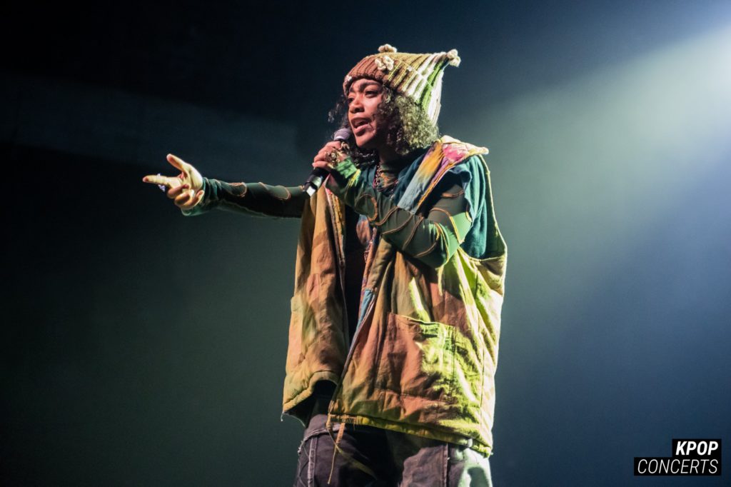 Korean American rapper pH-1 performing at his sold-out 'About Damn Time' concert at the Fonda Theatre in Los Angeles, CA on January 25, 2023