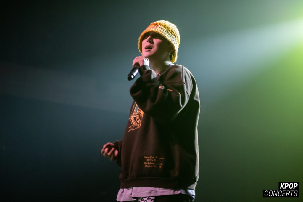 Korean American rapper pH-1 performing at his sold-out 'About Damn Time' concert at the Fonda Theatre in Los Angeles, CA on January 25, 2023