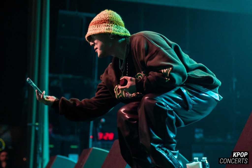 Korean American rapper pH-1 performing at his sold-out 'About Damn Time' concert at the Fonda Theatre in Los Angeles, CA on January 25, 2023