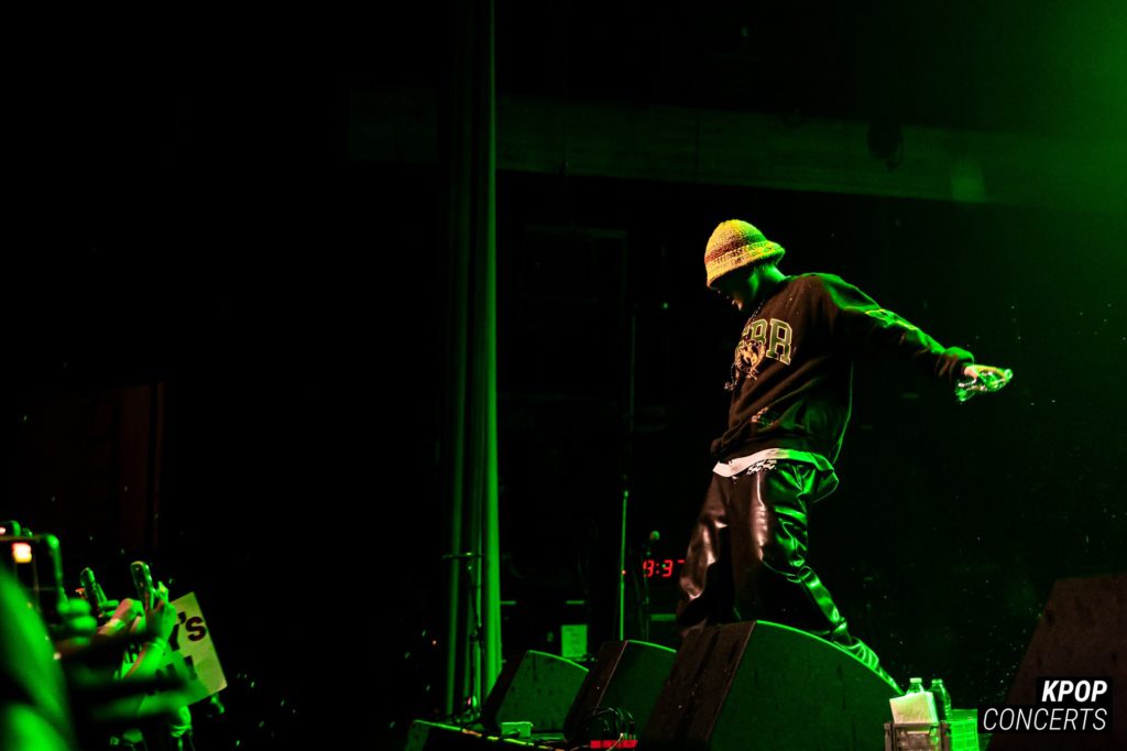 Korean American rapper pH-1 performing at his sold-out 'About Damn Time' concert at the Fonda Theatre in Los Angeles, CA on January 25, 2023