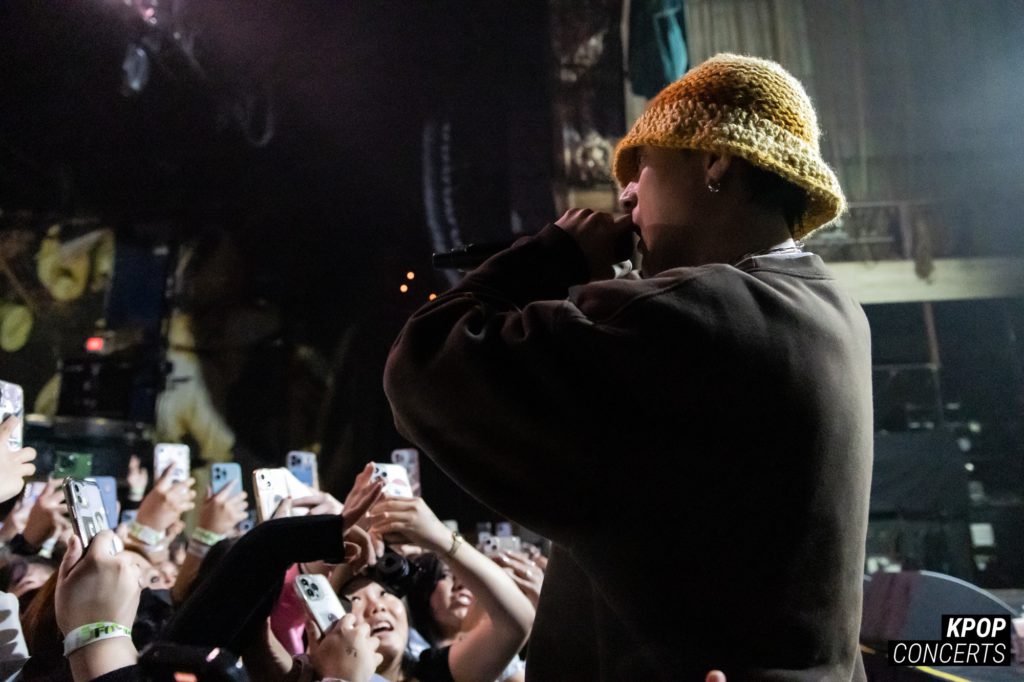 Korean American rapper pH-1 performing at his sold-out 'About Damn Time' concert at the Fonda Theatre in Los Angeles, CA on January 25, 2023