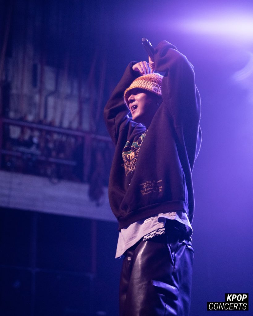 Korean American rapper pH-1 performing at his sold-out 'About Damn Time' concert at the Fonda Theatre in Los Angeles, CA on January 25, 2023