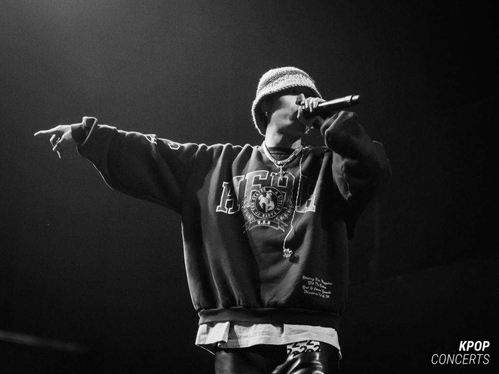 Korean American rapper pH-1 performing at his sold-out 'About Damn Time' concert at the Fonda Theatre in Los Angeles, CA on January 25, 2023